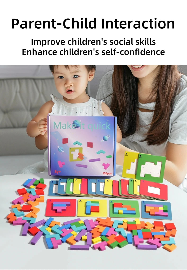 3D Puzzle Two-person Interactive Desktop Game