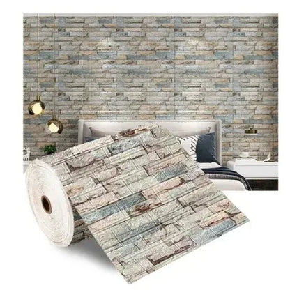 Retro 3D Wall Sticker Imitation Brick Plane Wall Sticker