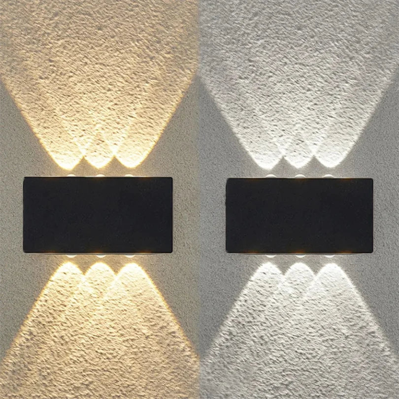 Led Wall Lamp Waterproof IP66 Up And Down Lighting Garden Decoration