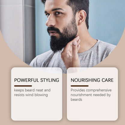 East Moon Men's Beard Wax Care Improve Smooths