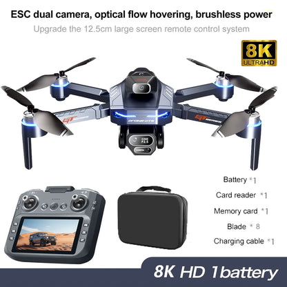 New GT8 Drone GPS 8K Professional HD 360° Dual Cameras