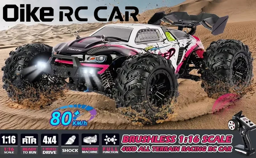 Super Brushless 50KM/H Brushed RC Car Off Road Buggy Toy