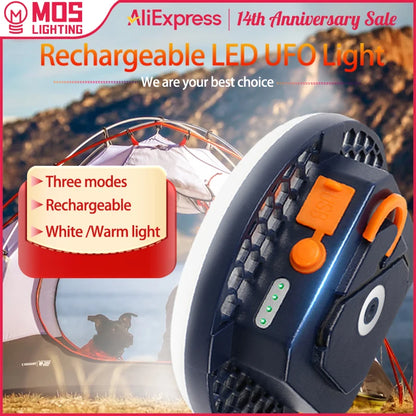 Tent Light Rechargeable Lantern Portable Emergency Night