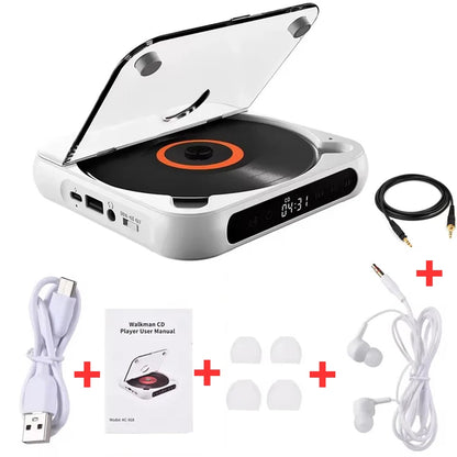 Bluetooth-Compatible CD Player LCD Screen Car CD Player