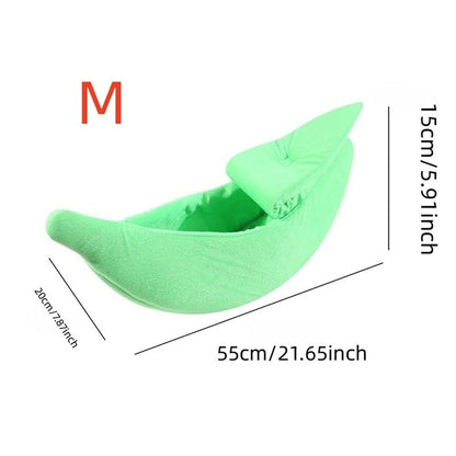 Cute Cats Beds Deep Sleep Comfort In Winter Bed Banana Shape