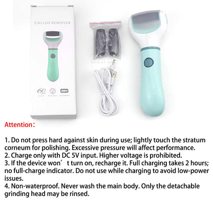 Electric Foot Grinder Remover Dead Skin Professional Grinding