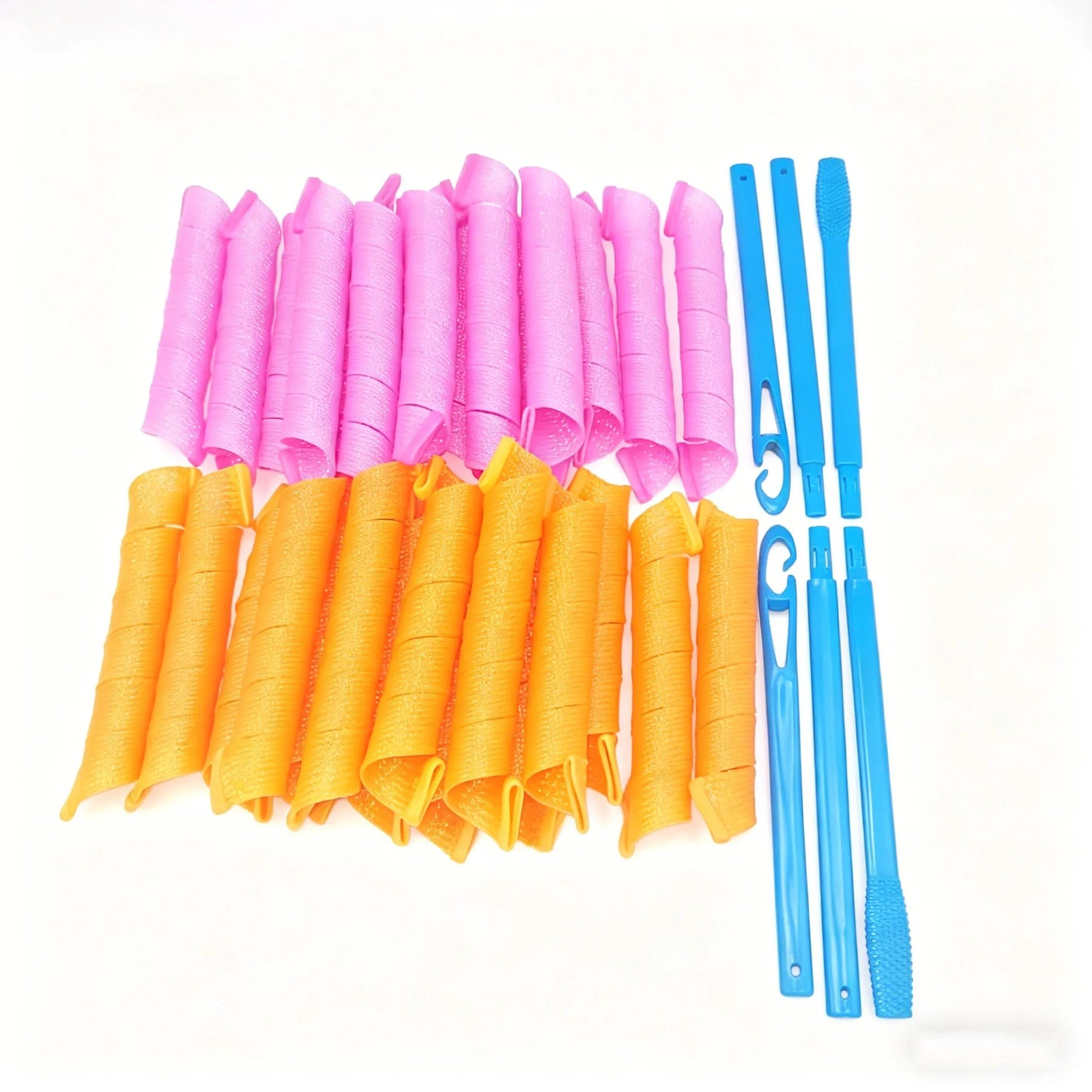 Magic Hair Curlers Spiral Rod Set Heatless Curling Rods