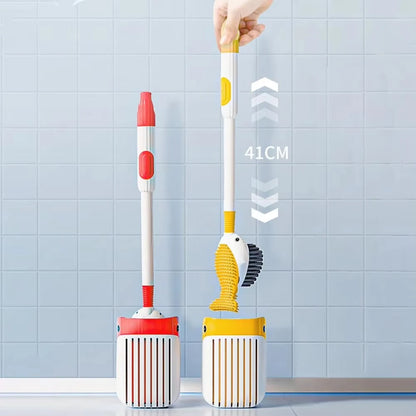 Squirt Whale Toilet Brush 360-Degree Cleaning Brush