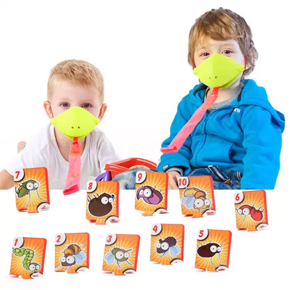 Frog Lizard Mask Wagging Tongue Lick Cards Board Games