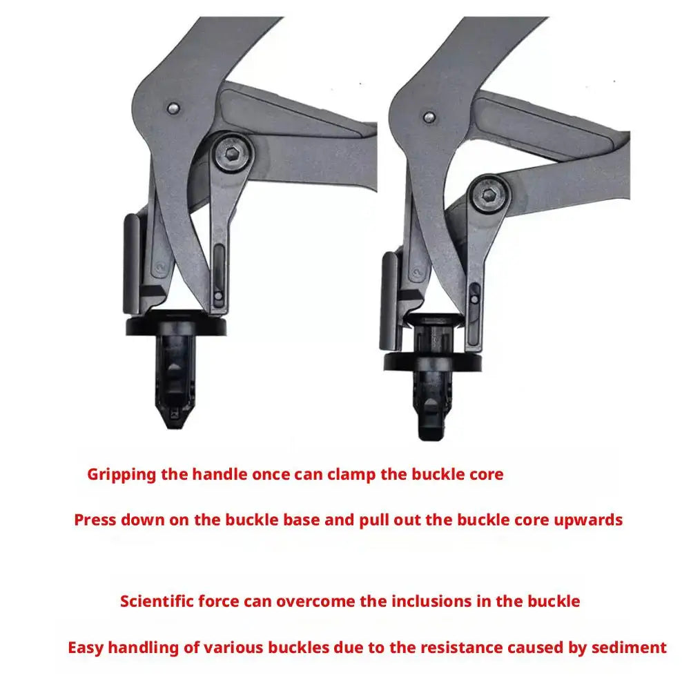 Car Clip Removal Pliers Plastic Rubber Round Nail Fastener Remover