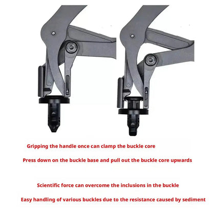 Car Clip Removal Pliers Plastic Rubber Round Nail Fastener Remover