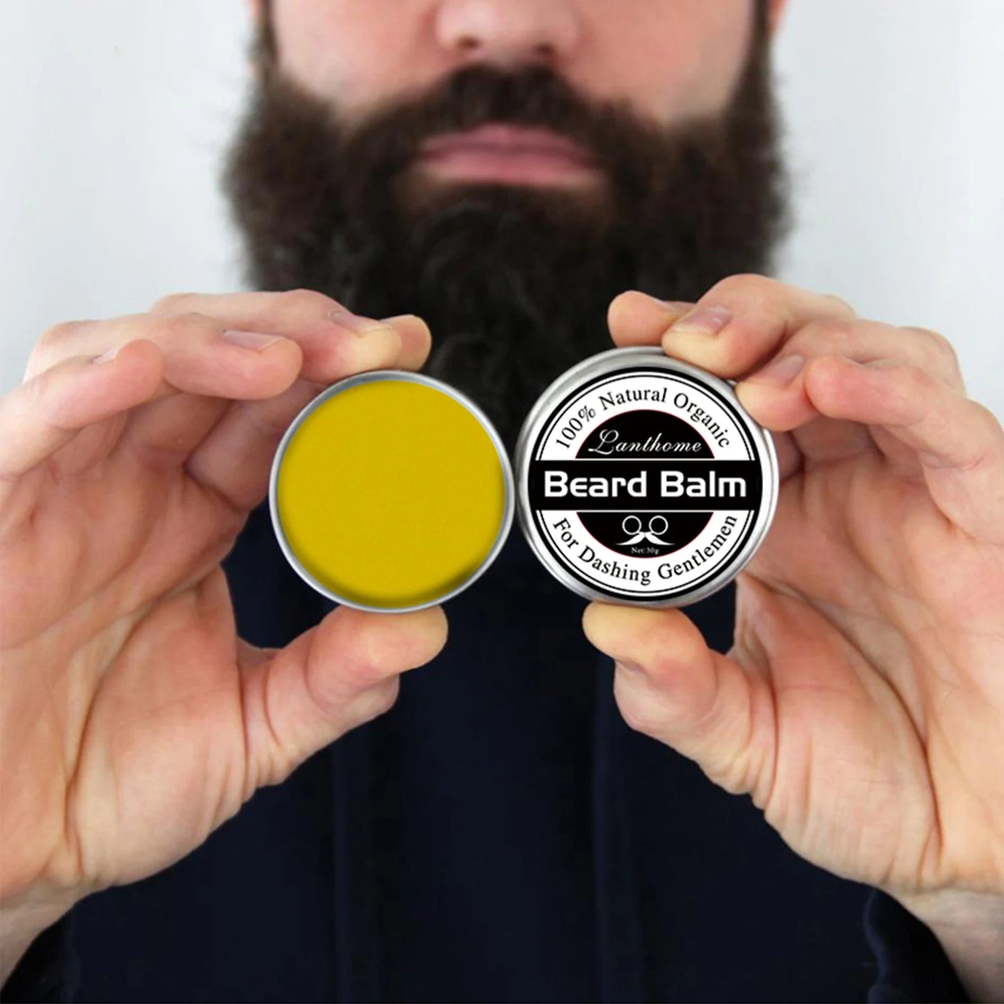 30g Beard Balm Conditioner Oil Improves Beard Softness