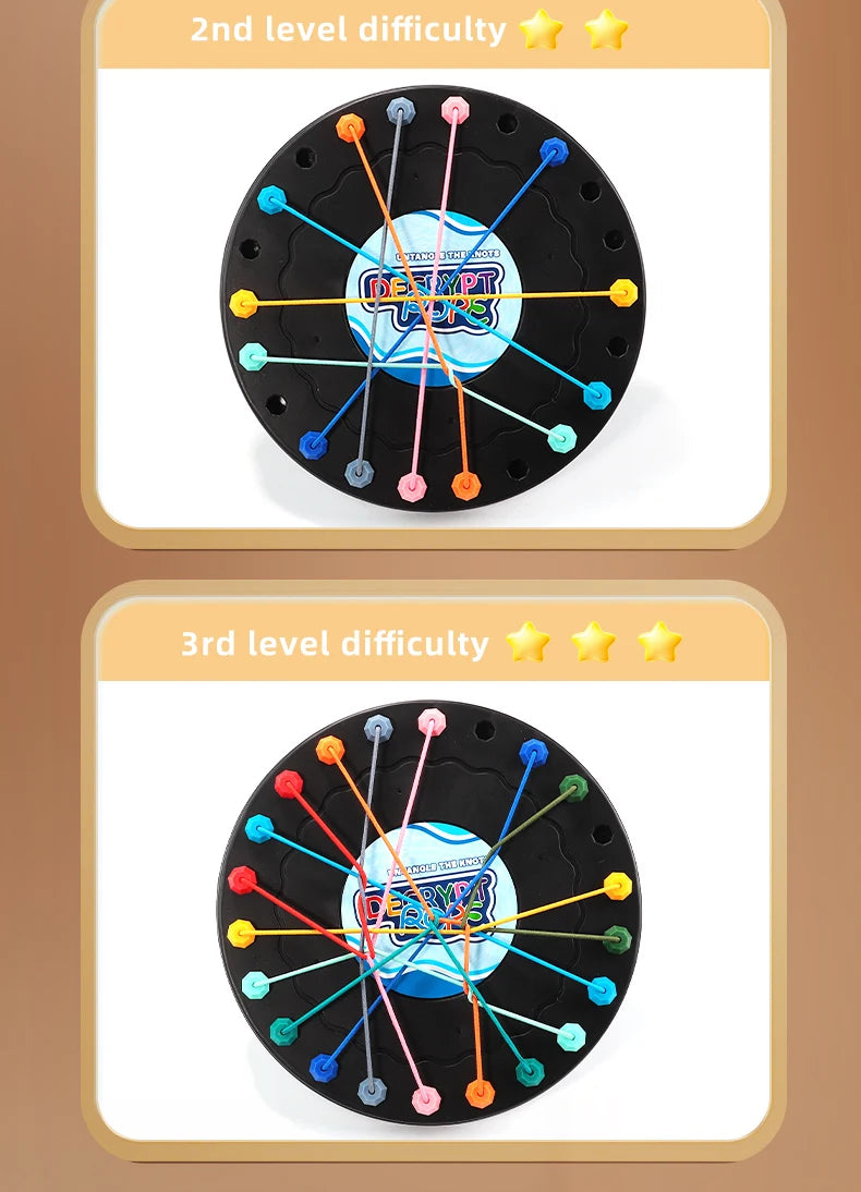 New Rope Breaking Battle Challenge Puzzle Toy Knot Toy