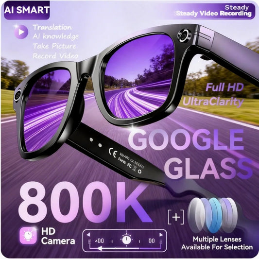 New Upgrade smart glasses With Camera Video Recording AI