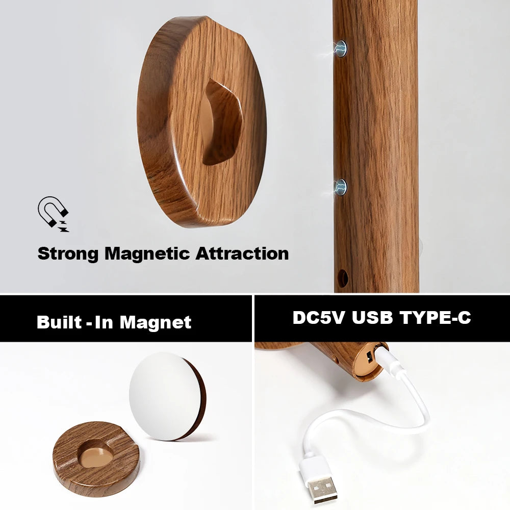 LED Intelligen Sense Light Magnetic Charging Imitation