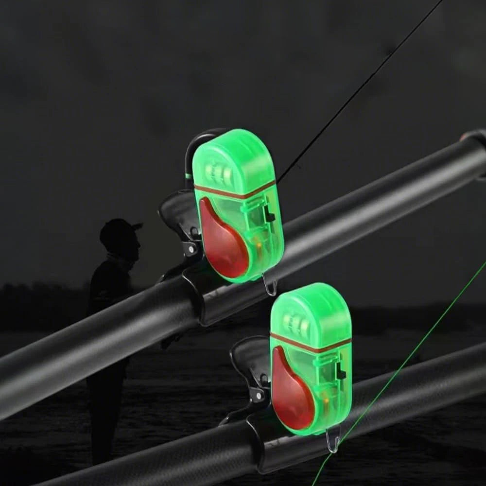 Fishing Bite Alarm with LED Light Clip On Fish