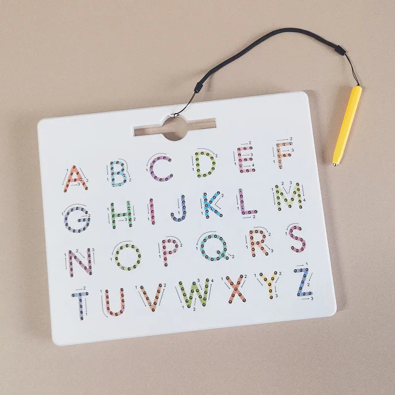 Magnetic Alphabet Tracing Board letters & numbers Magnetic Tracing