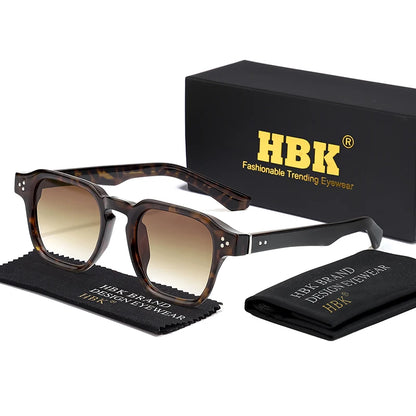 HBK New Fashion Sunglasses men Vintage Square