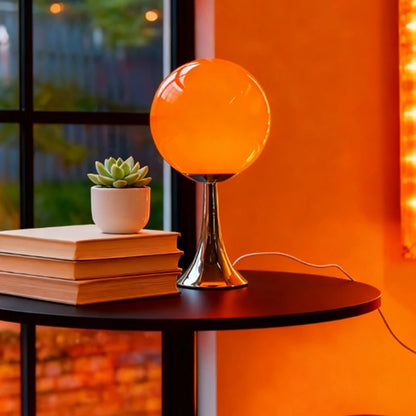 Glass Globe Desk Lamp Nordic Warm Ambient Bedside Lamp