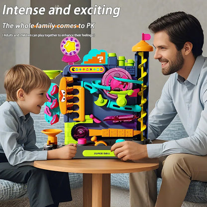 Educational Montessori Toy Multi-Layer Track Adventure