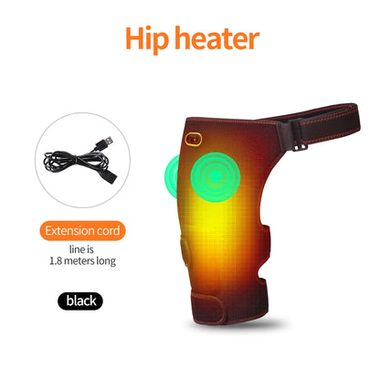 Full-Wrap Hip Support Brace with Massager Pain Relief