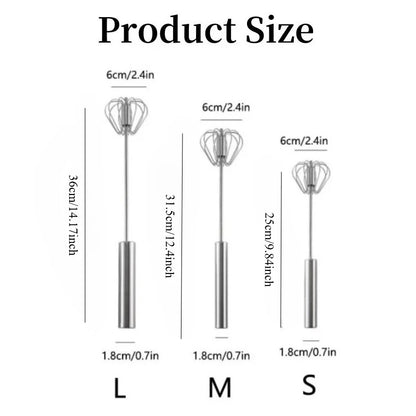 Semi Automatic Egg Beater Stainless Steel Mixer
