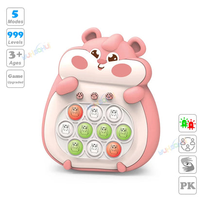 Electronic Pop Light Up Game Handle Toys for Children