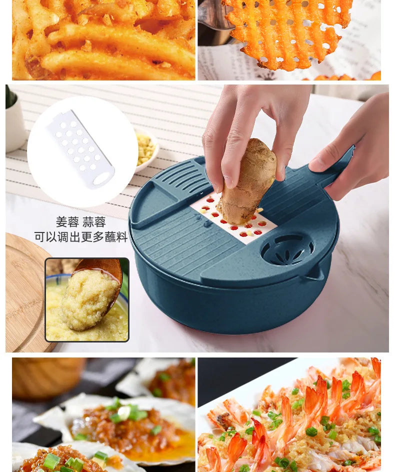 Multifunctional Vegetable Grater Slicer Kitchen Gadget
