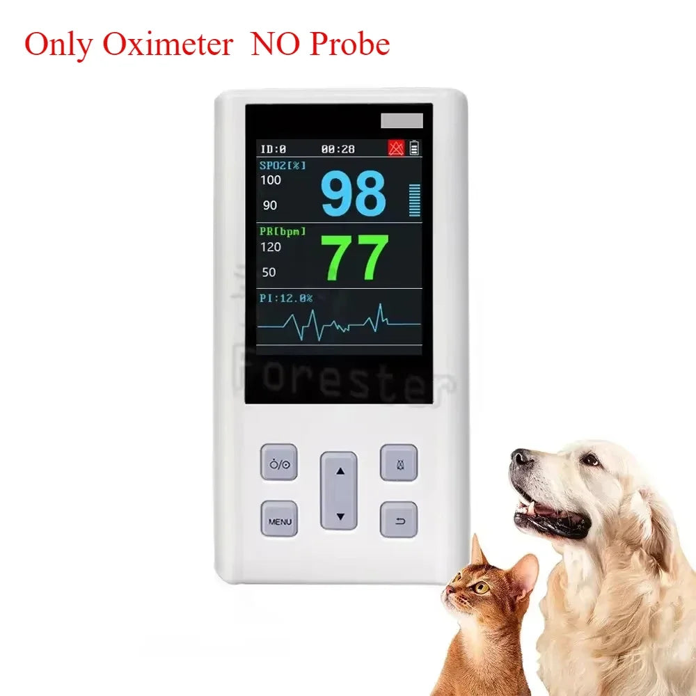 Port-able Pulse Oximeter  for Heart Rate and  Saturation