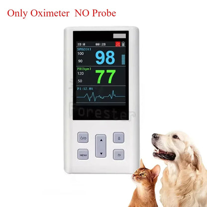 Port-able Pulse Oximeter  for Heart Rate and  Saturation
