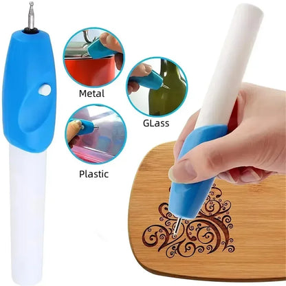 1pc Mini Wireless Engraving Pen, Precision Electric Tool