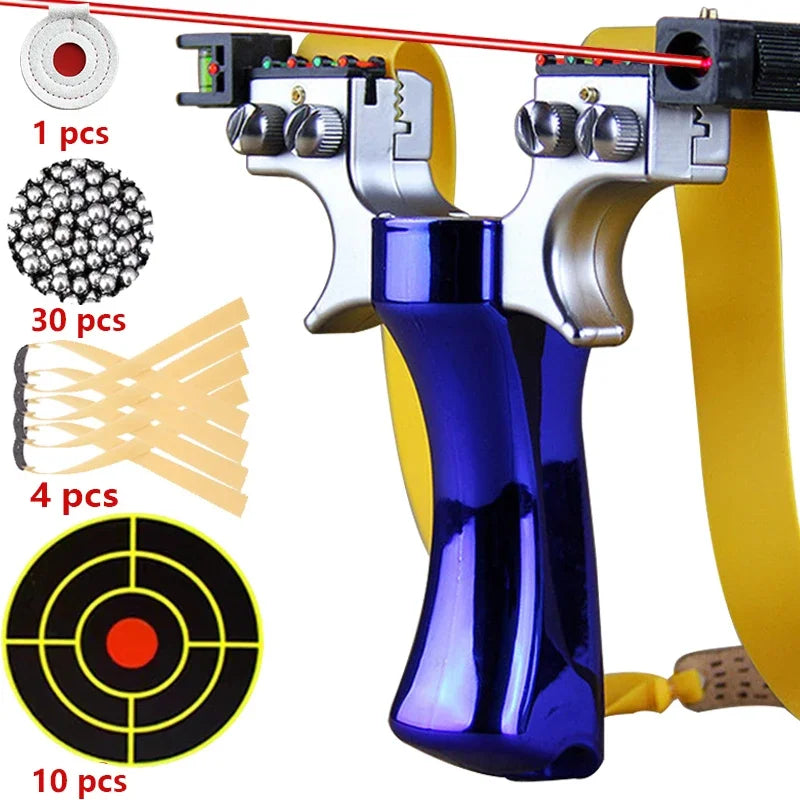 Laser Pointing Slingsshot 10 Style Precision Aiming Slingshot