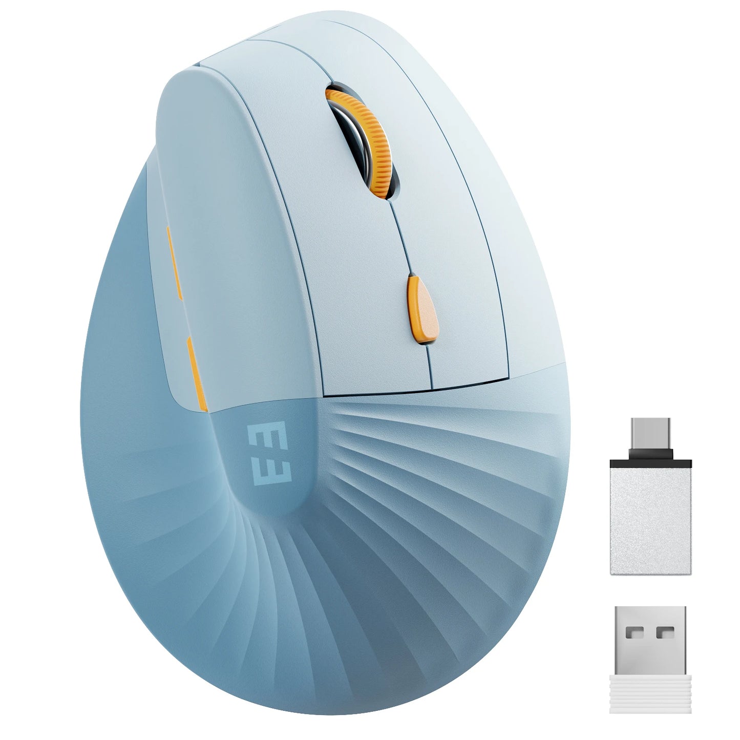 Vertical Wireless Type C Rechargeable Ergonomic Mice