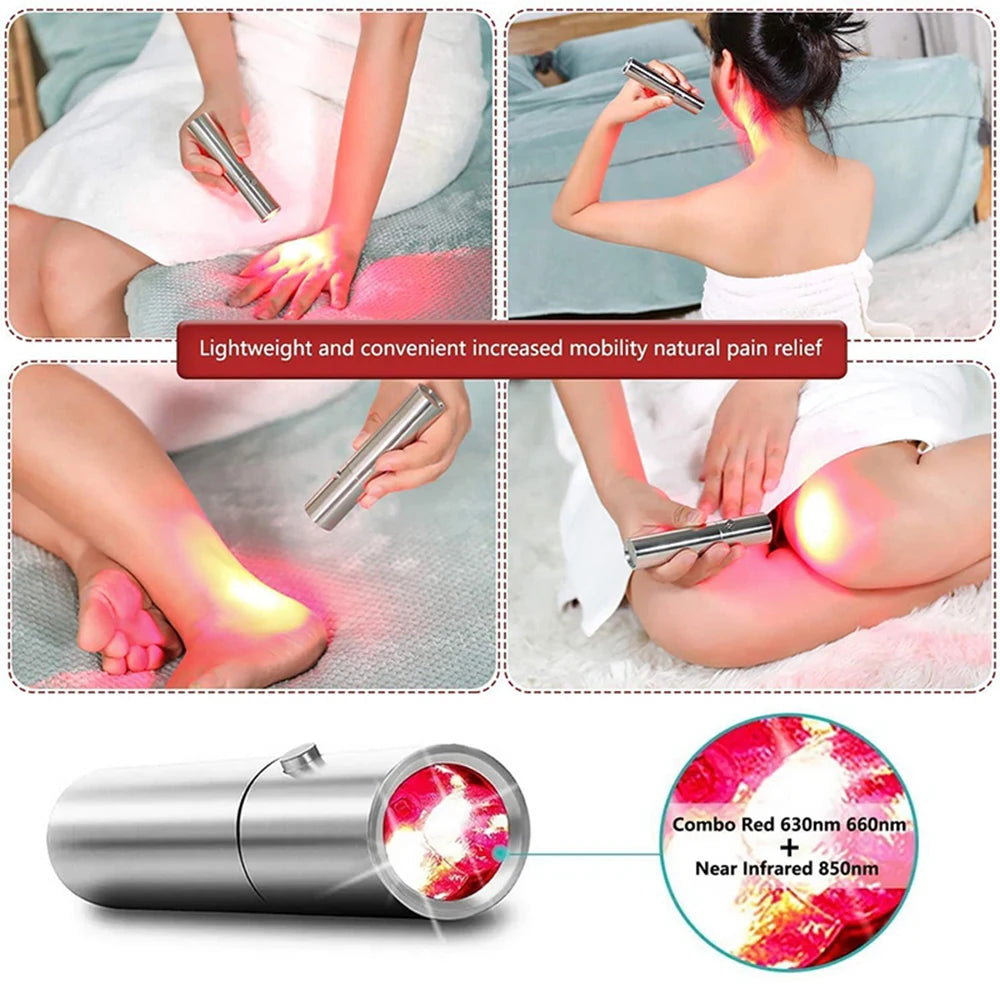 Blue & Red Light Therapy Device with 5 Wavelengths