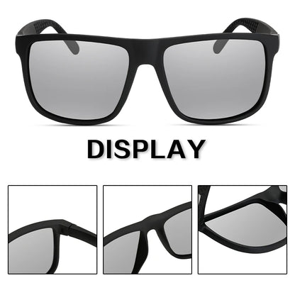 Brand Designer Men's Sun Glasses Vintage Square Sunglasses