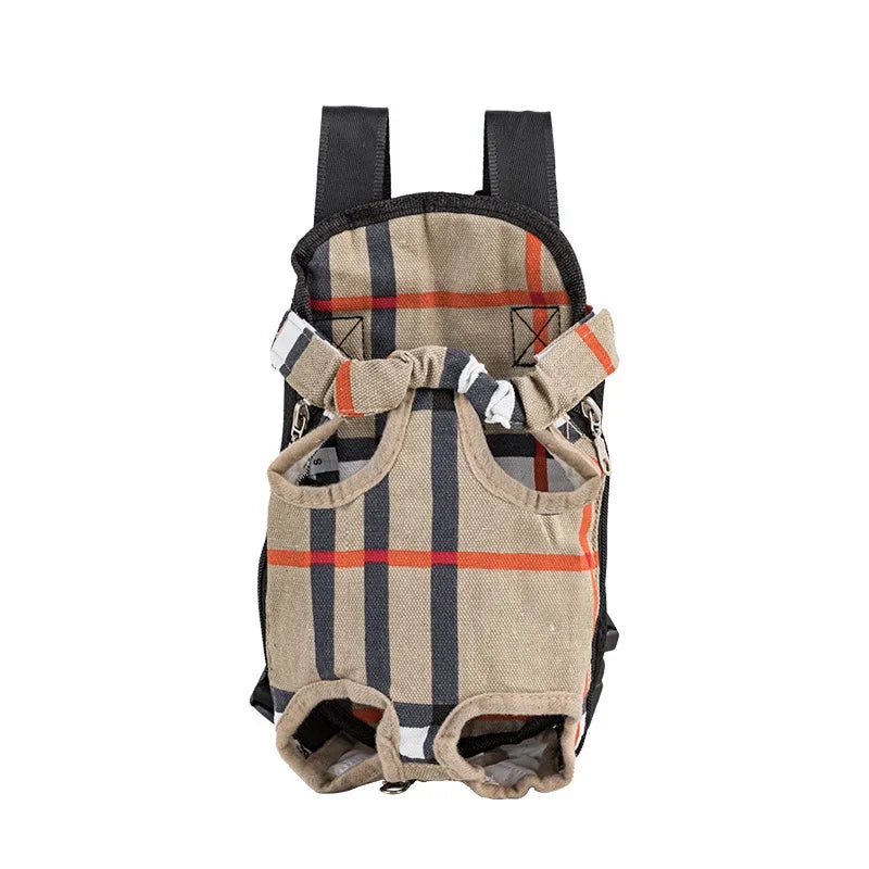 Adjustable Cat Carrier Bag Pet Double Shoulder Backpack