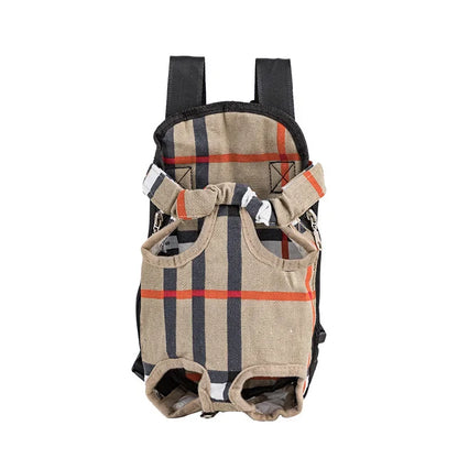 Adjustable Cat Carrier Bag Pet Double Shoulder Backpack