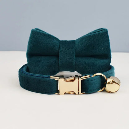 Stylish Adjustable Cat Collar with Bowknot