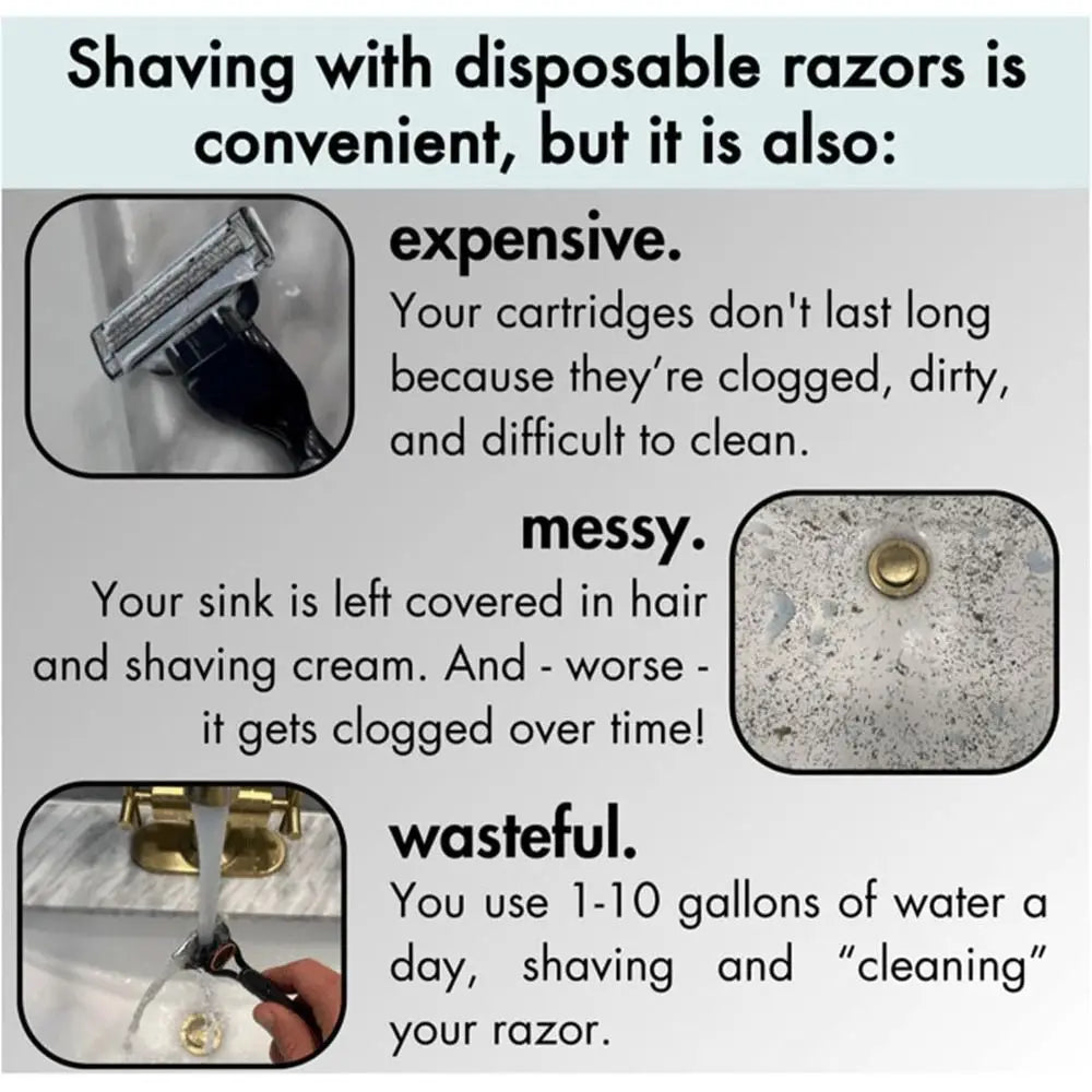 for Most Head Razors Razor Rinser Cleaner Efficiently Save Water
