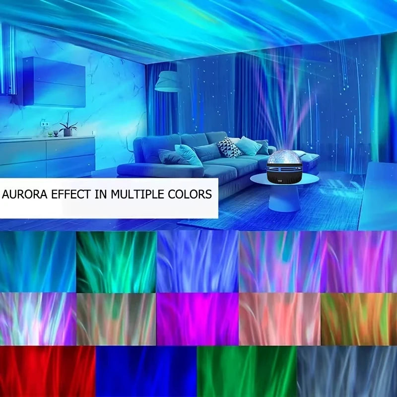 1pc Star Projector Galaxy Projector For Bedroom Night Light
