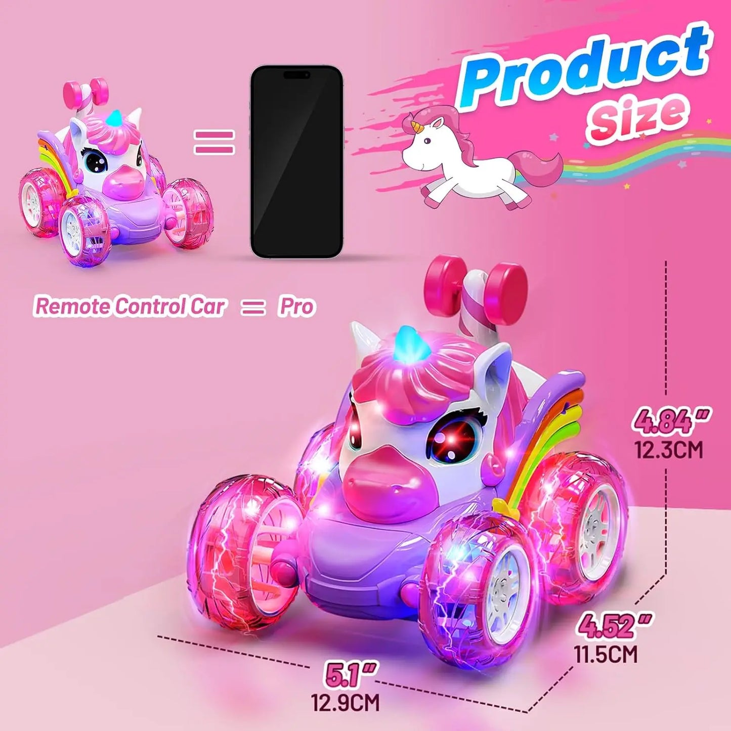 Unicorn RC Car Remote Control Unicorn Electric Toys