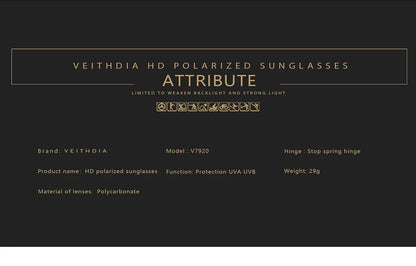 New Arrival Square Sunglasses TR90 Frame Glasses Photochromic