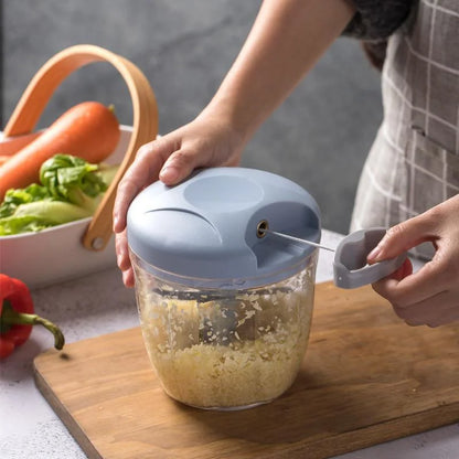 Manual Meat Mincer Garlic Chopper Rotate Garlic Press