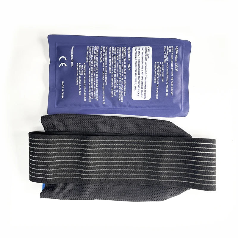 Gel Ice Packs With Elastic Strap Adjustable