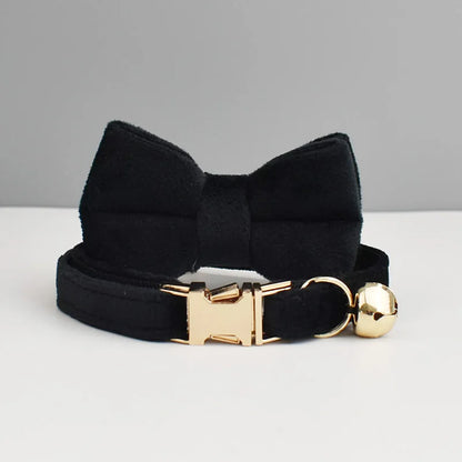 Stylish Adjustable Cat Collar with Bowknot