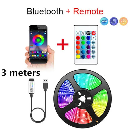 Bluetooth LED Strip Lights Smart SMD 5050 APP Remote Control