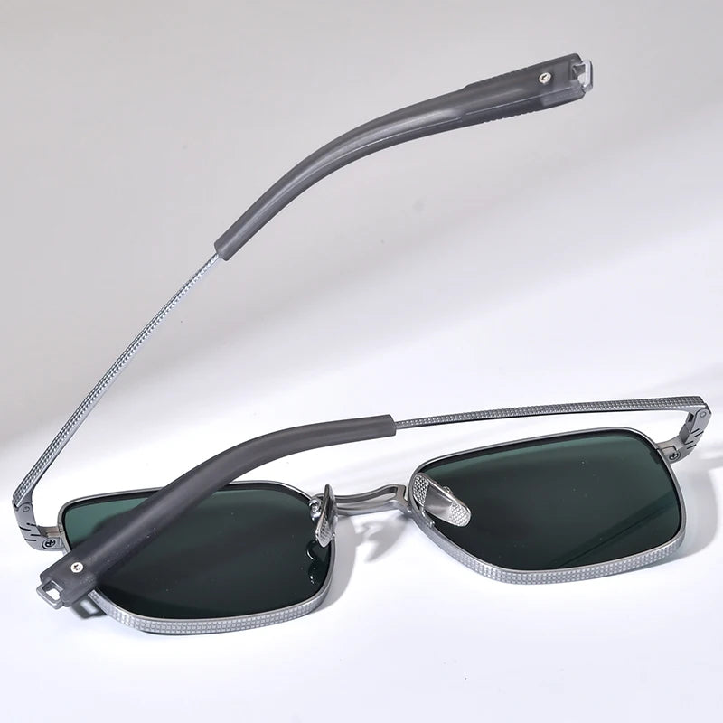 FONEX Titanium Sunglasses Men Famous Brand Design