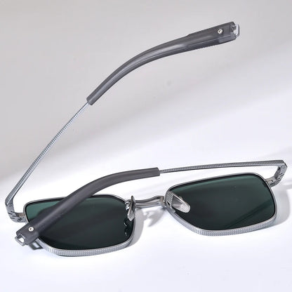 FONEX Titanium Sunglasses Men Famous Brand Design