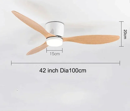 Modern LED Ceiling Fan Lights, Low Floor Decorative Lights