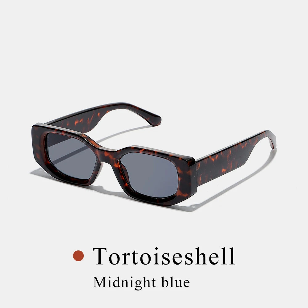 New Black Classic Retro Designer Branded Concave Sunglasses